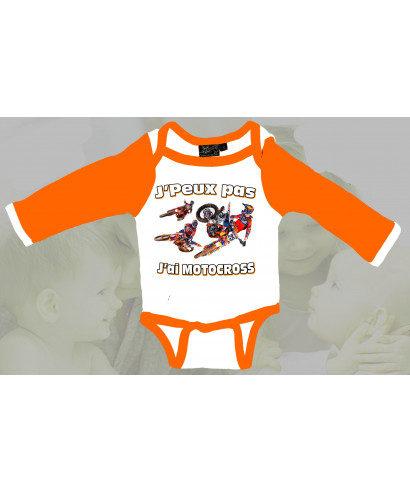 Body Bebe Motocross Imprime Ktm