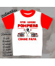 tee-shirt enfant sapeurs pompiers