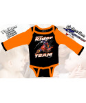 Body bébé Moto cross imprimé ktm